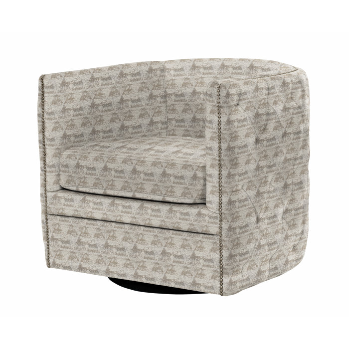 Bernhardt Palazzo Swivel Barrel Chair Perigold